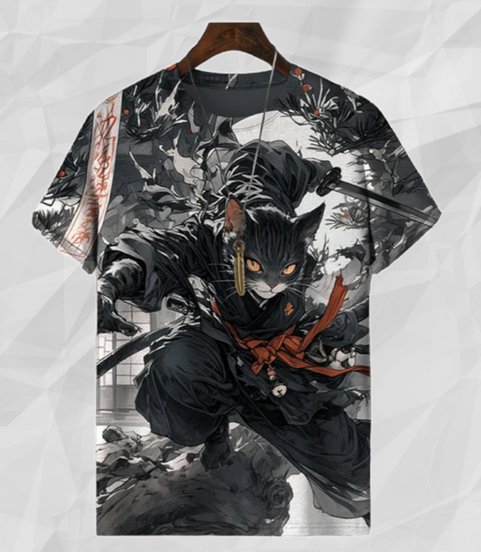 Shinobi Cat Vintage Tee