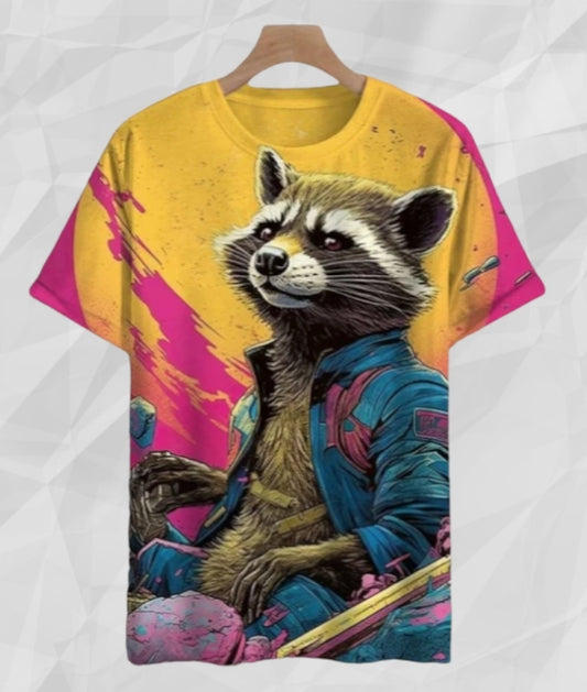 Summer Edition Raccoon Cruiser Vintage Tee