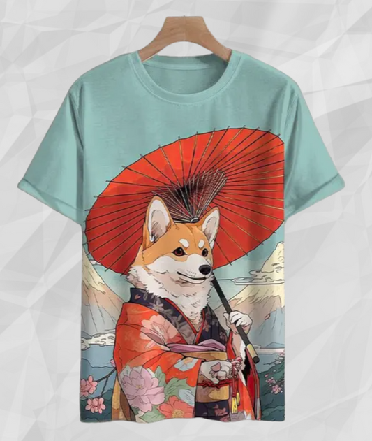 Summer Edition Shiba Vintage Tee